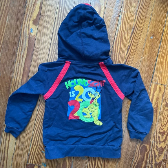 Toddler Disney sweatshirt hoodie with embroidery detail 18 months - Picture 5 of 7